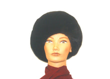 Load image into Gallery viewer, Style 673 Fur Beret made with Black Mink
